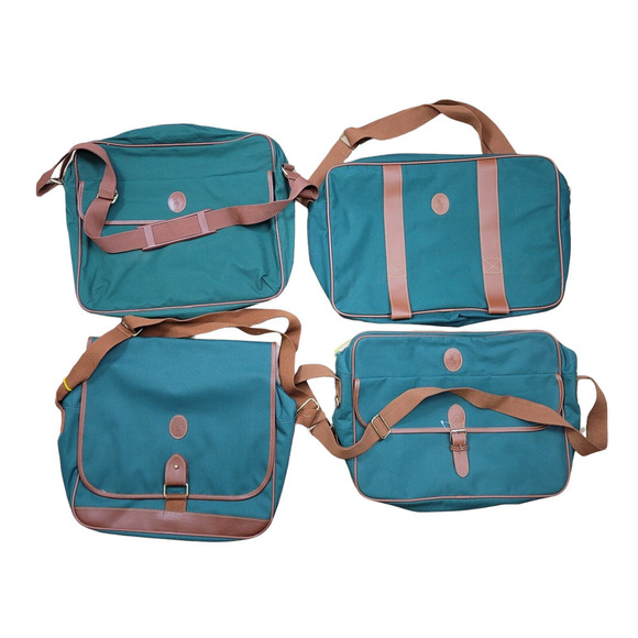 Lot Of 4 Vintage 80s Polo Ralph Lauren Messenger Shoulder Bags